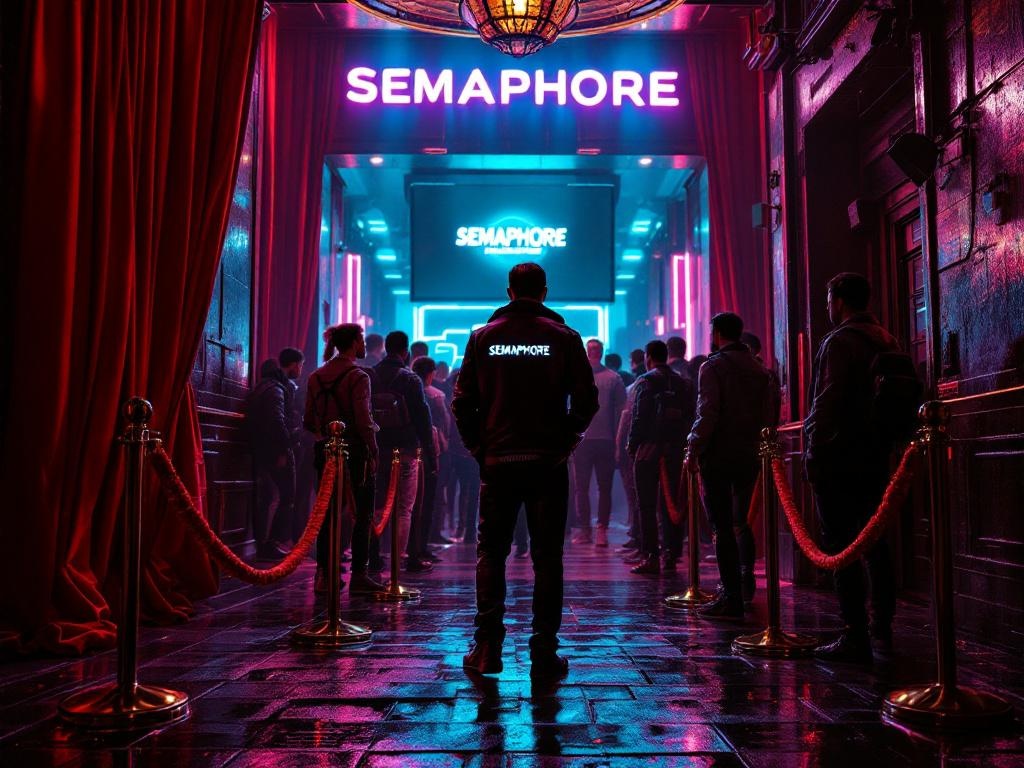 The Mutex Club: Using Semaphores for Controlled Access