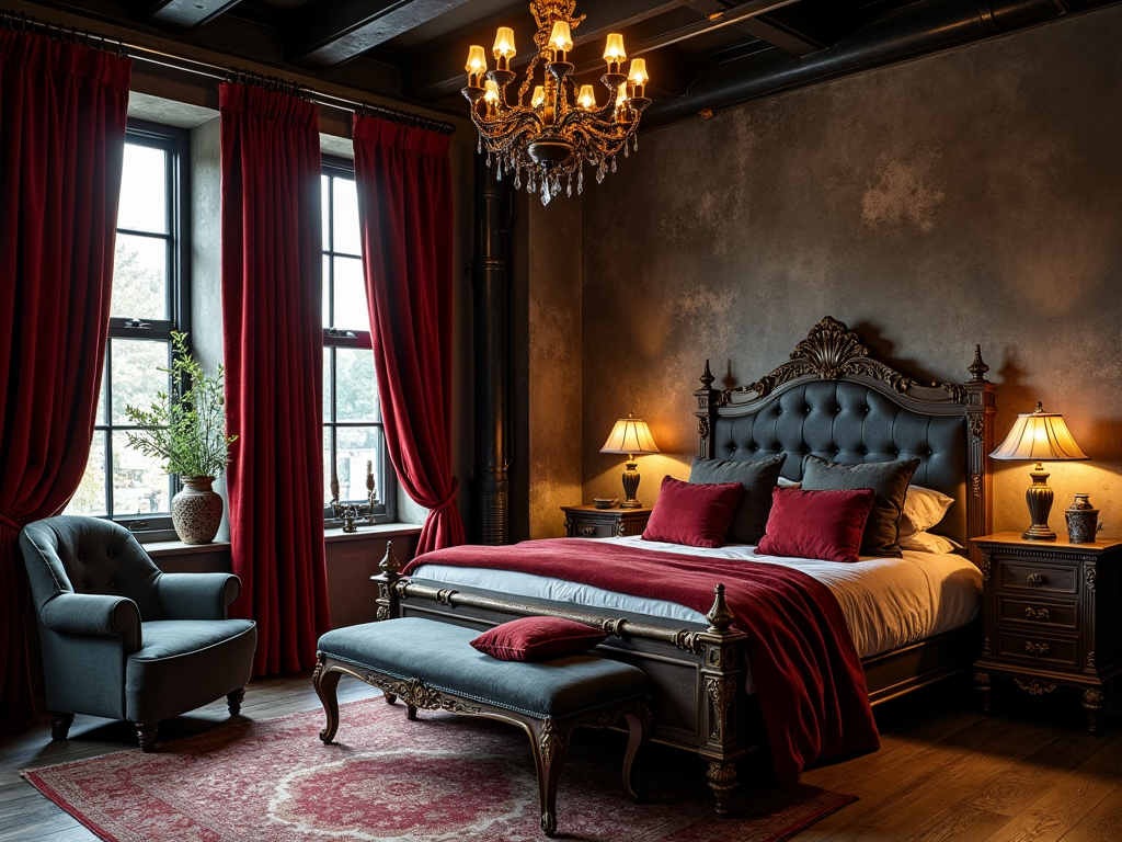 Steampunk Chic: Explore 10 Gothic Bedroom Ideas