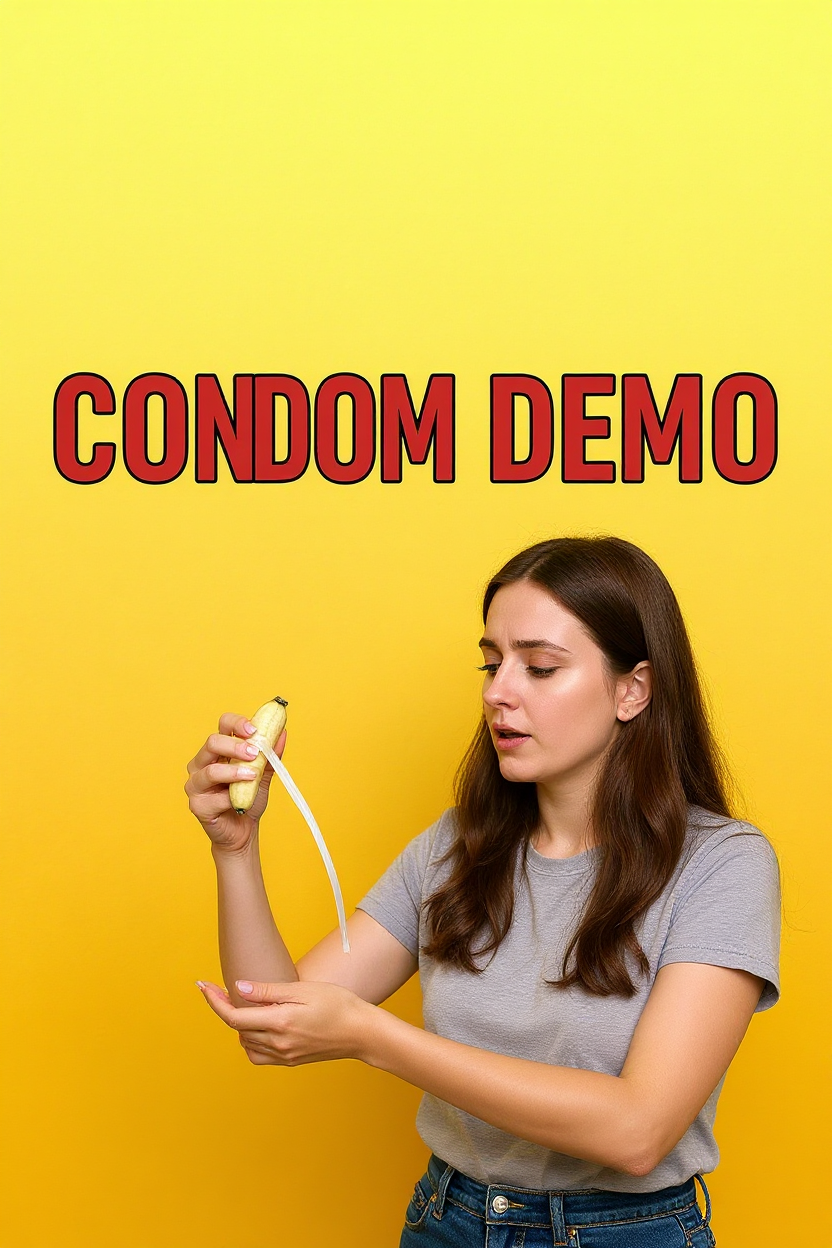 condom demo