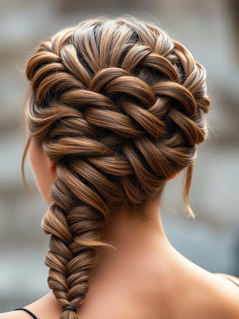 Elegant Updo for Long Hair