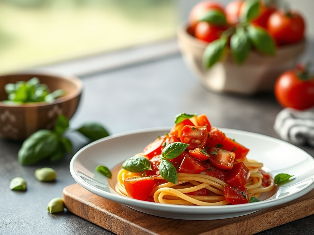 Image for Tomato Basil Bruschetta Pasta