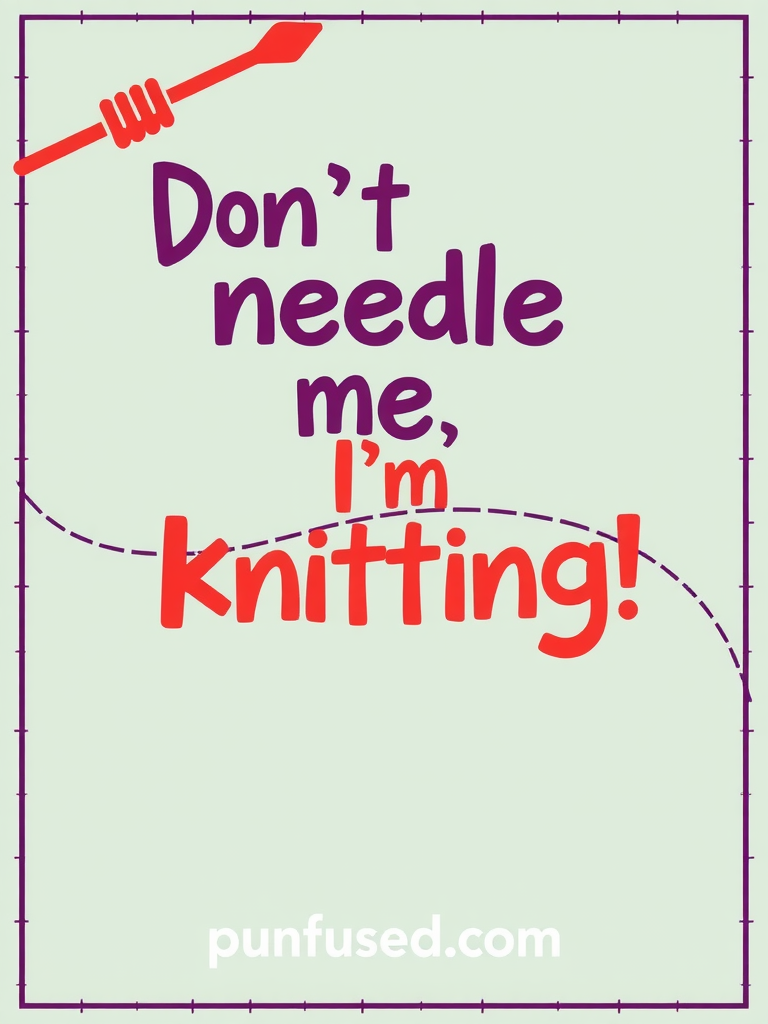 knitting puns