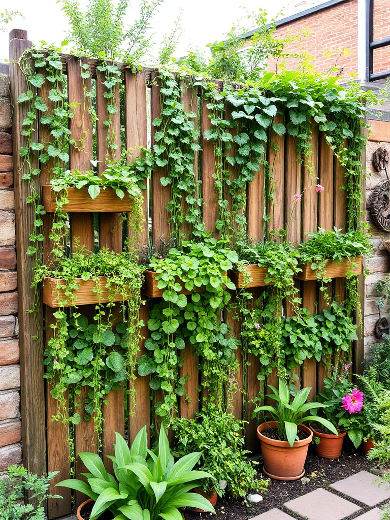 Boho Garden Fence Ideas