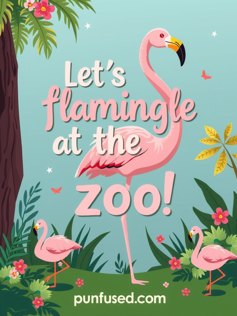 flamingo puns