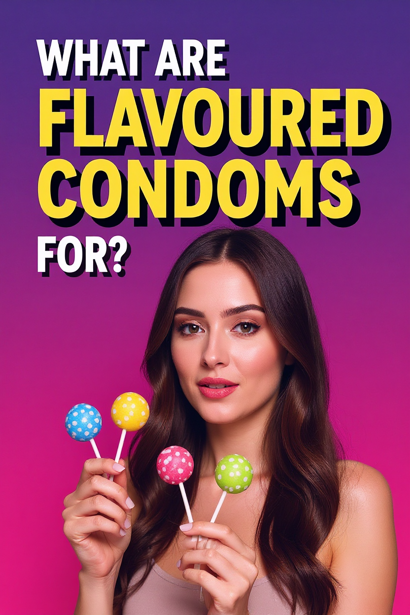 What are flavoured comdoms for?