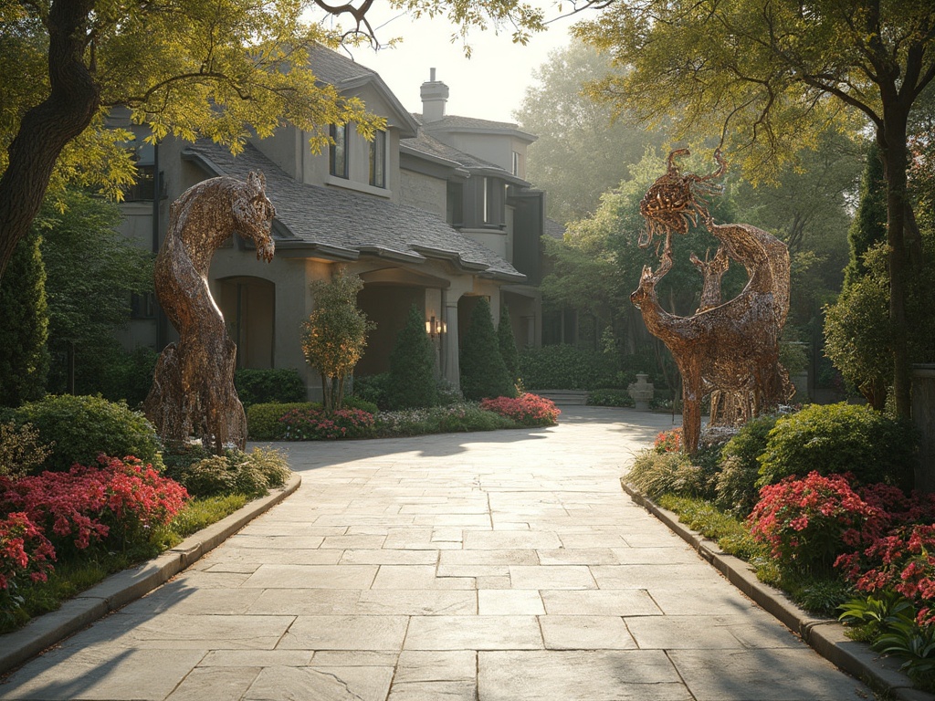Artistic Metal Garden Sculptures