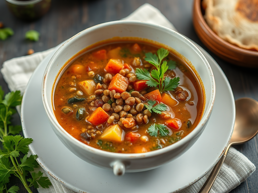 Image for Lentil and Vegetable Soup