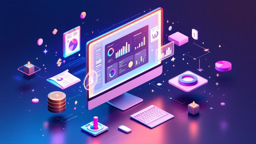 Small business owner evaluating accounting software options with AI-powered financial management tools