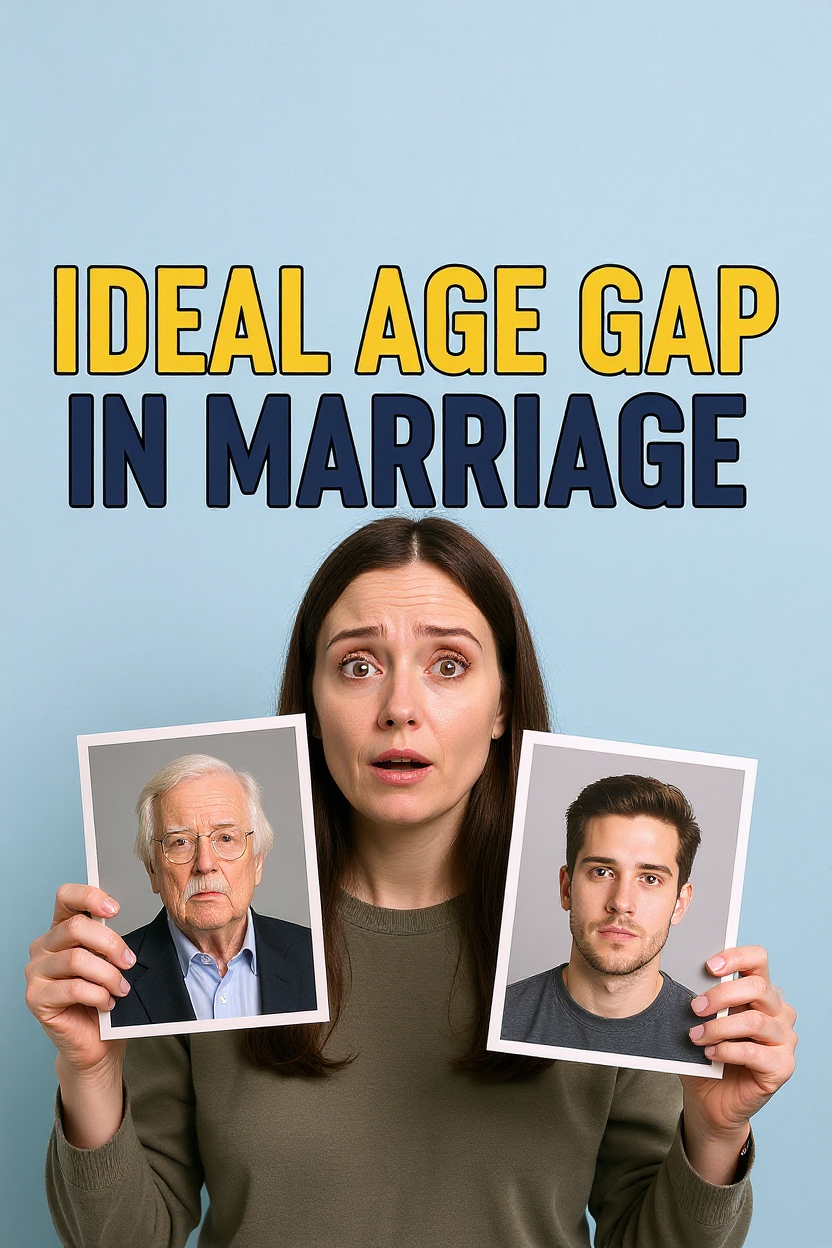 Ideal age gap in marriage