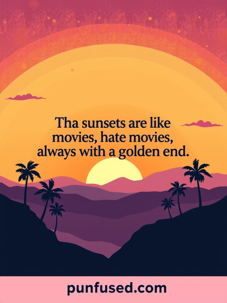 sunset puns