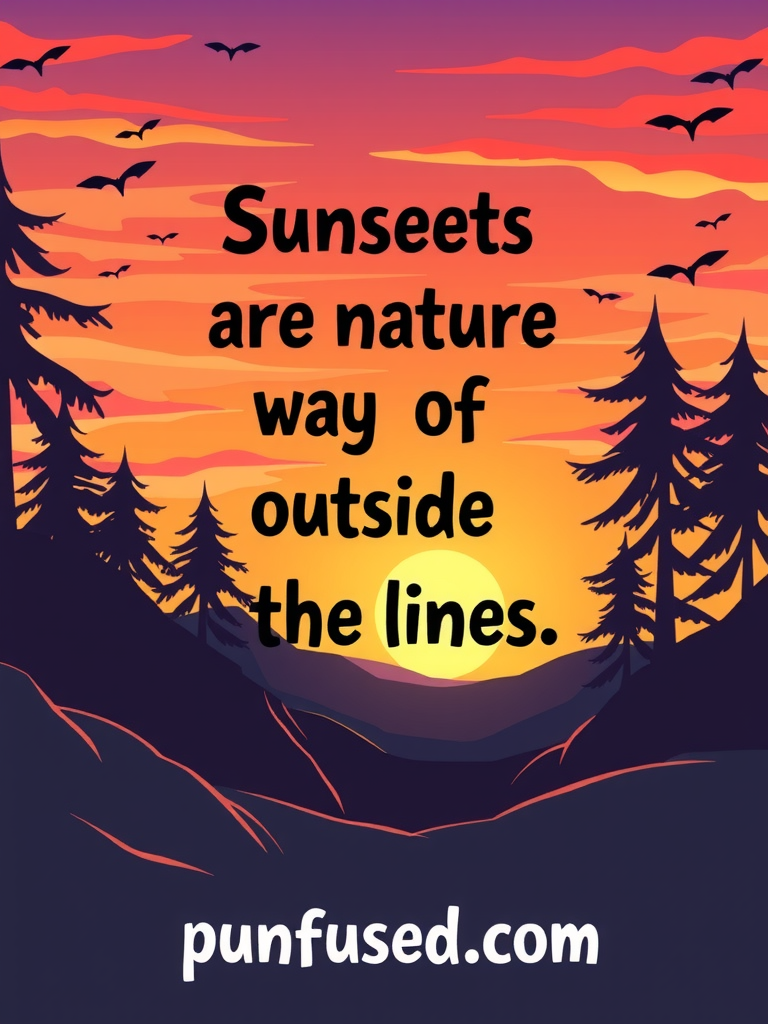 sunset puns