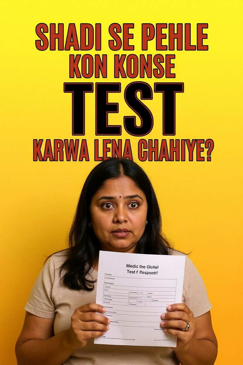 Shadi se pehle kon konse test karwa lena chahiye?