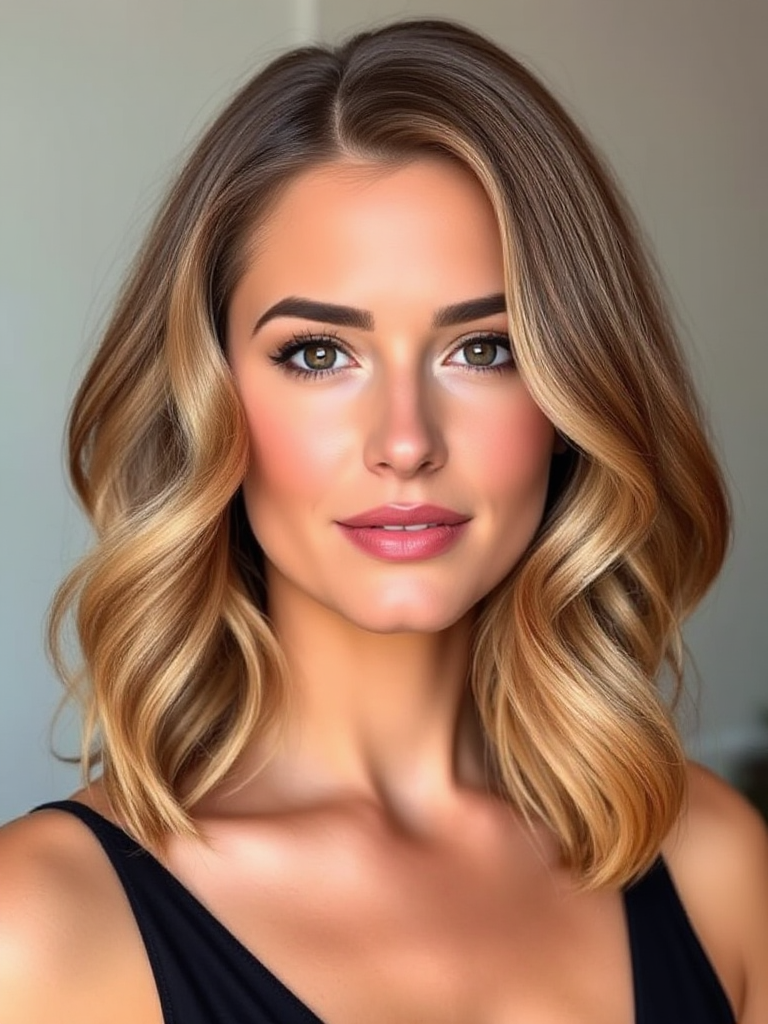 Shoulder-Length Wavy Hairstyles