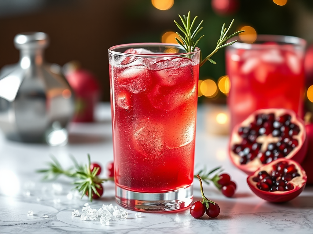 Image for Pomegranate Rosemary Spritzer: