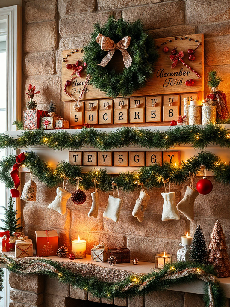 Christmas Mantel Decorating Ideas