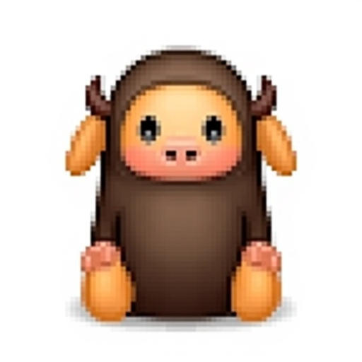 A fun and cute iOS emoji of a Hobbit