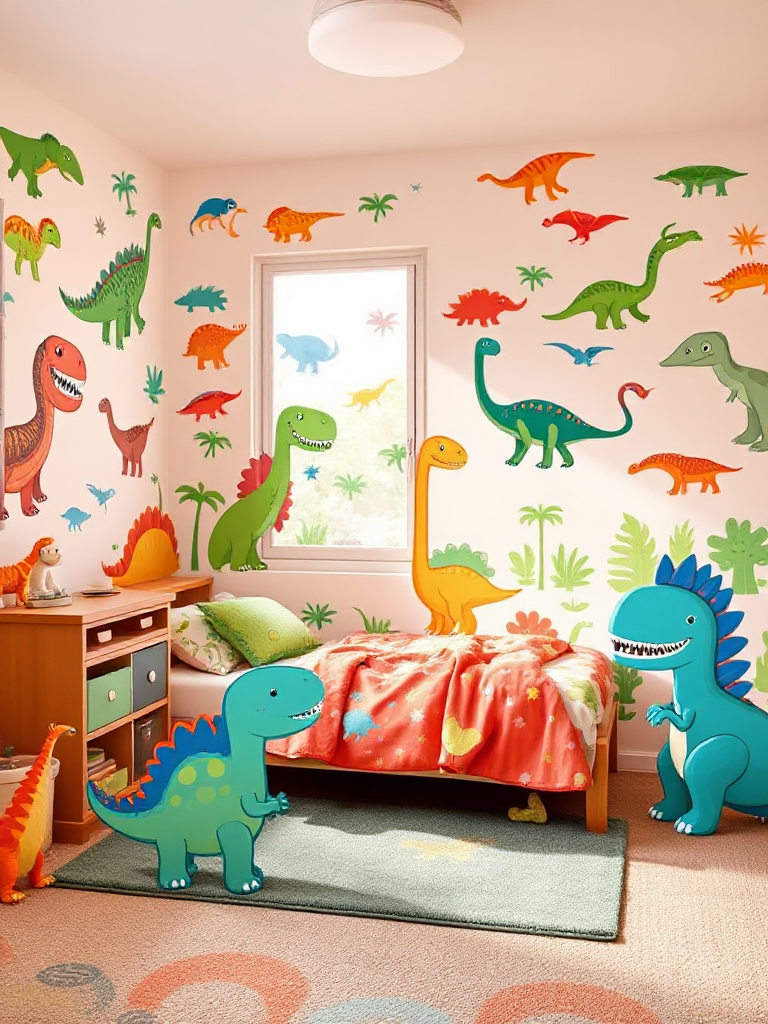 Dinosaur Bedroom Ideas For Boy Toddlers