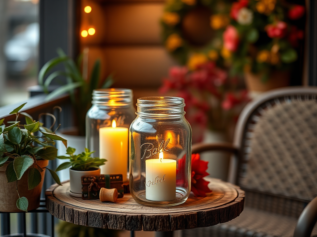 Image for Mason Jar Candle Holders: