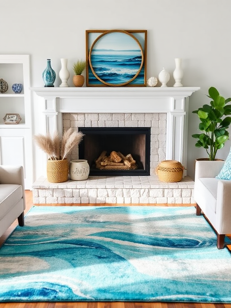 Coastal Mantel Decorating Ideas