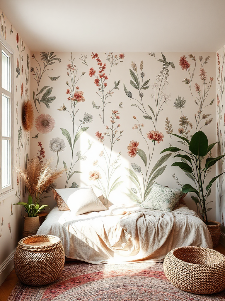 Boho Room Wallpaper Ideas