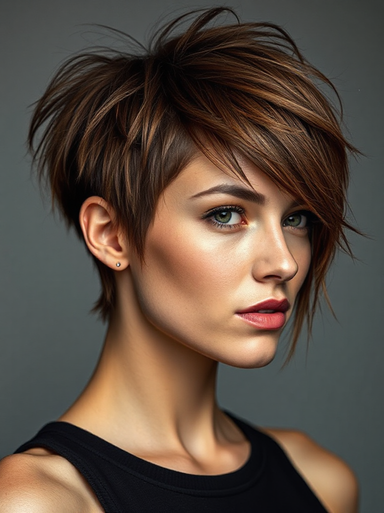 Medium-Length Shag Haircuts