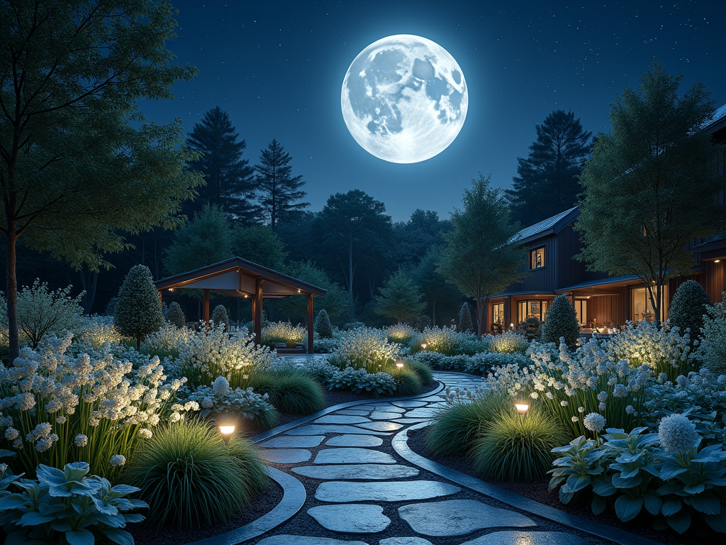 Enchanted Moon Gardens: A Nighttime Oasis