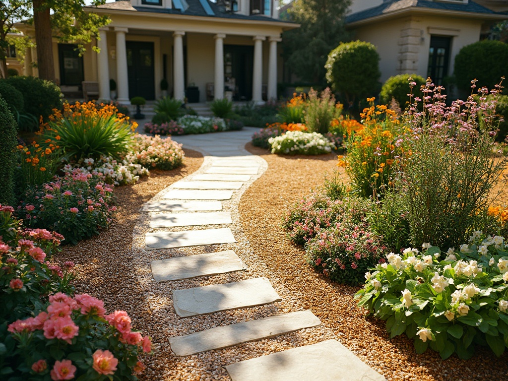 Gravel Mulch for Flower Beds