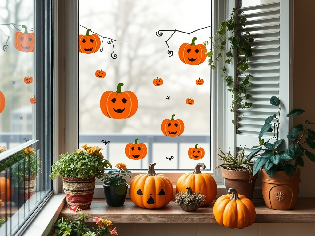 Image for Pumpkin Patch Window Clings: