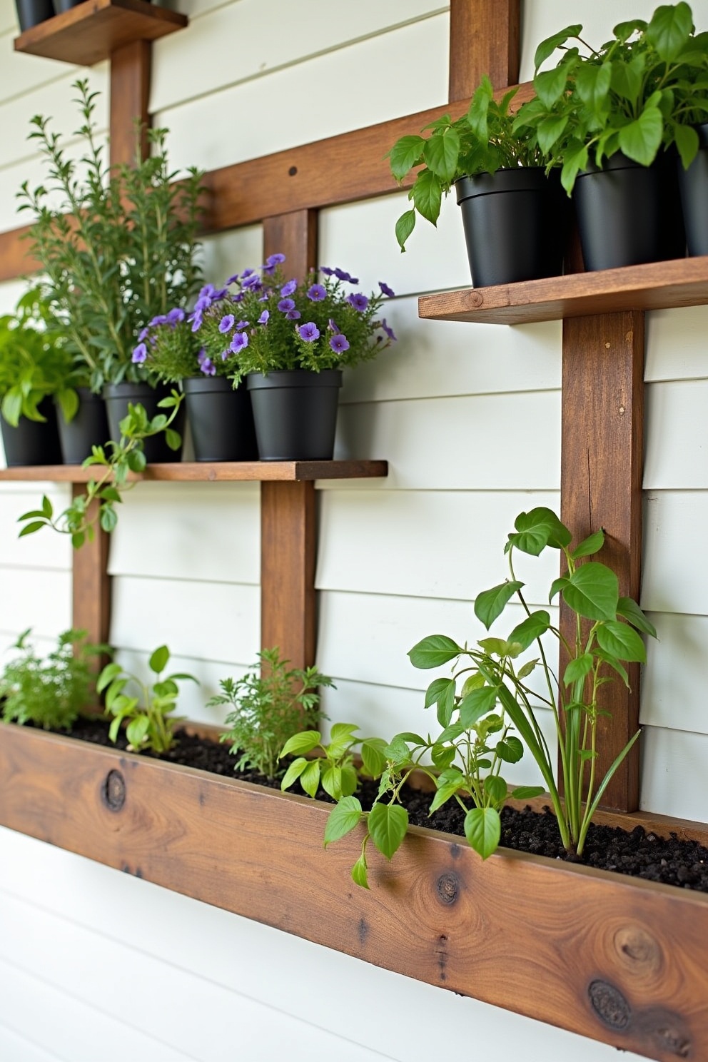 Lumber Vertical Herb Garden