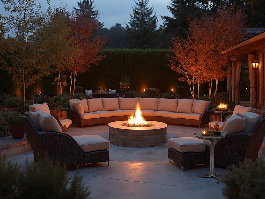 Propane Gas Fire Column