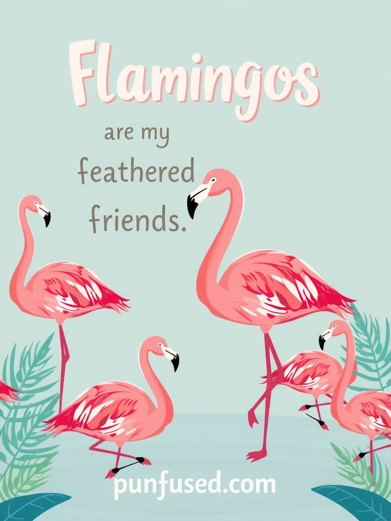 flamingo puns