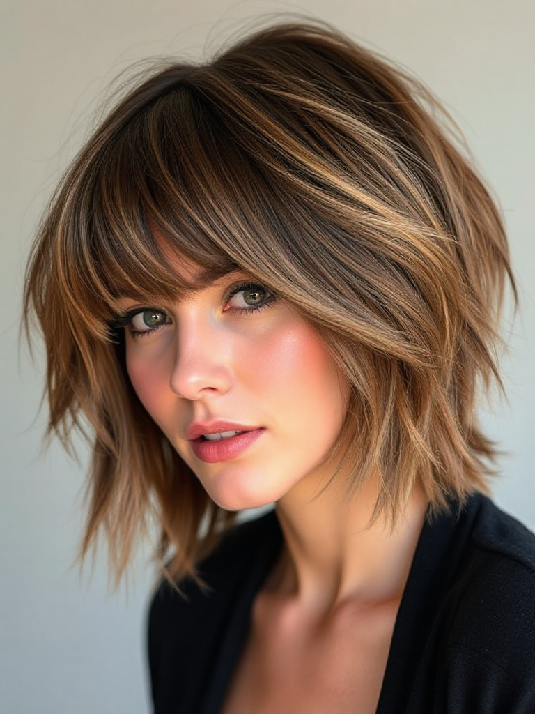 Medium Hairstyle For women