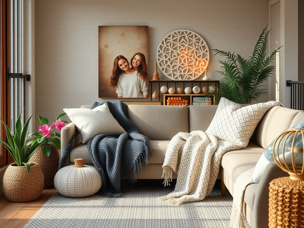 Image for Add Some Texture with Knit Throws: