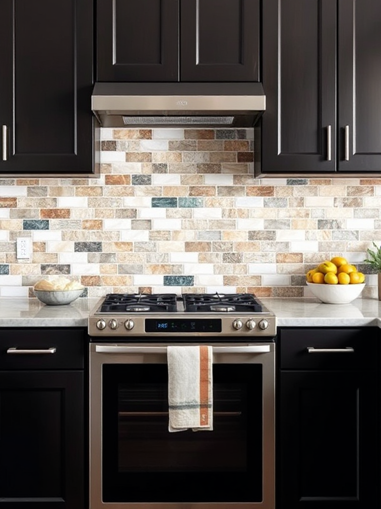 Backsplash Ideas For Dark Cabinet Kitchen