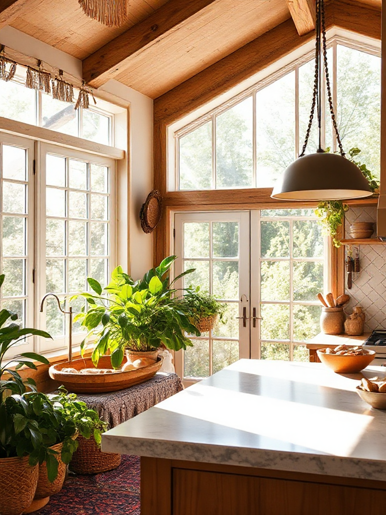 Stunning boho kitchen designs