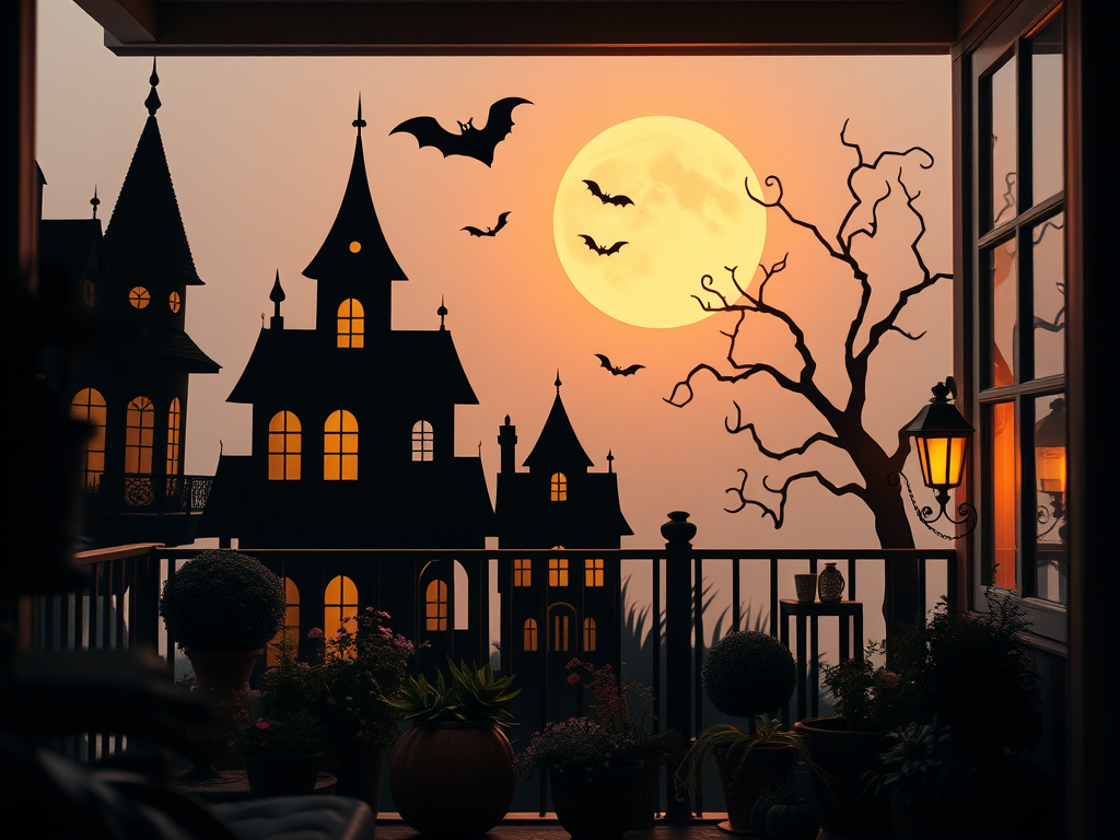 Image for Haunted House Silhouettes