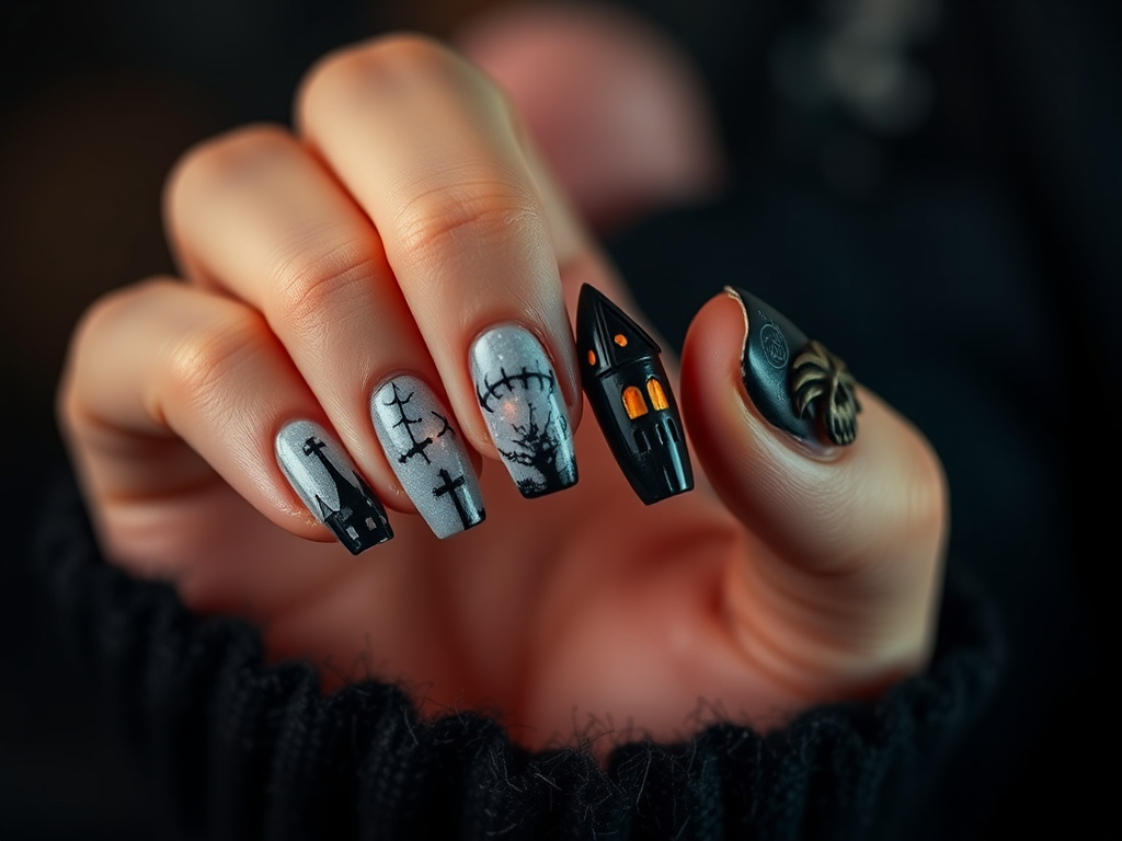 Image for Haunted House Nails: