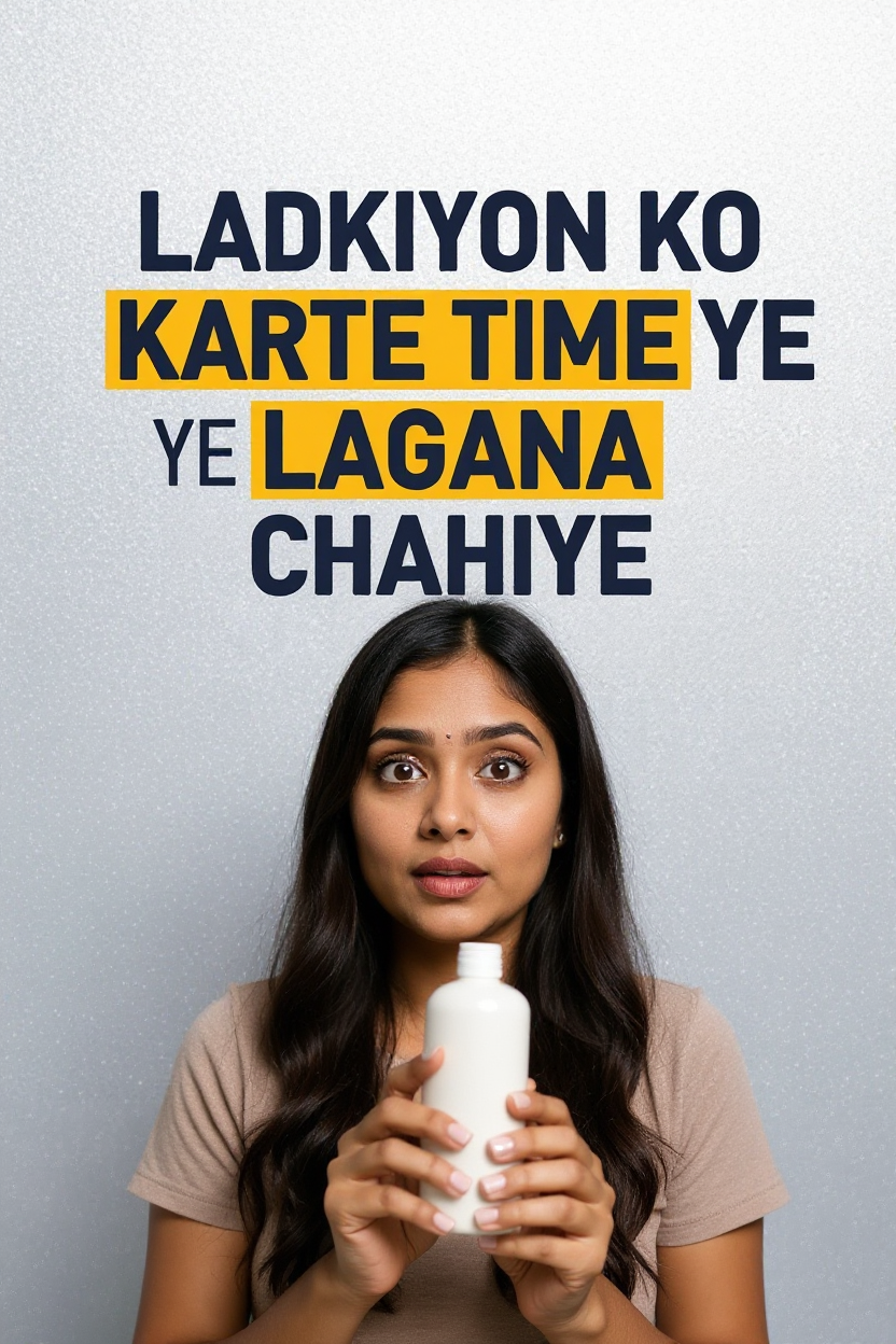 Ladkiyon ko karte time ye lagana chahiye