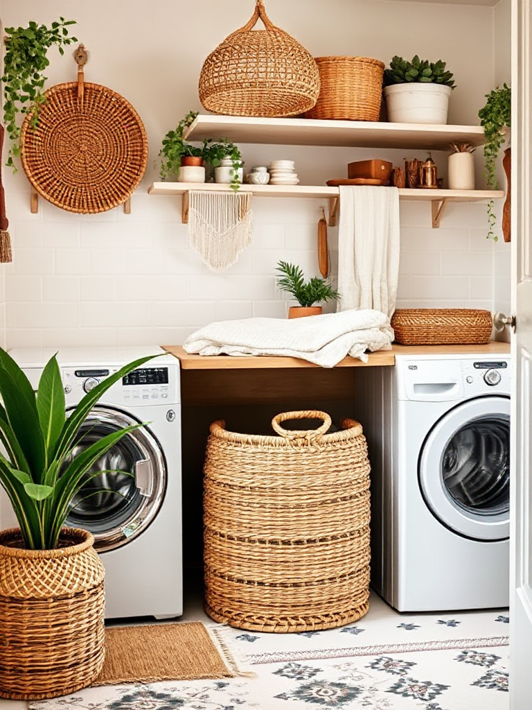 Boho Laundry Room Ideas