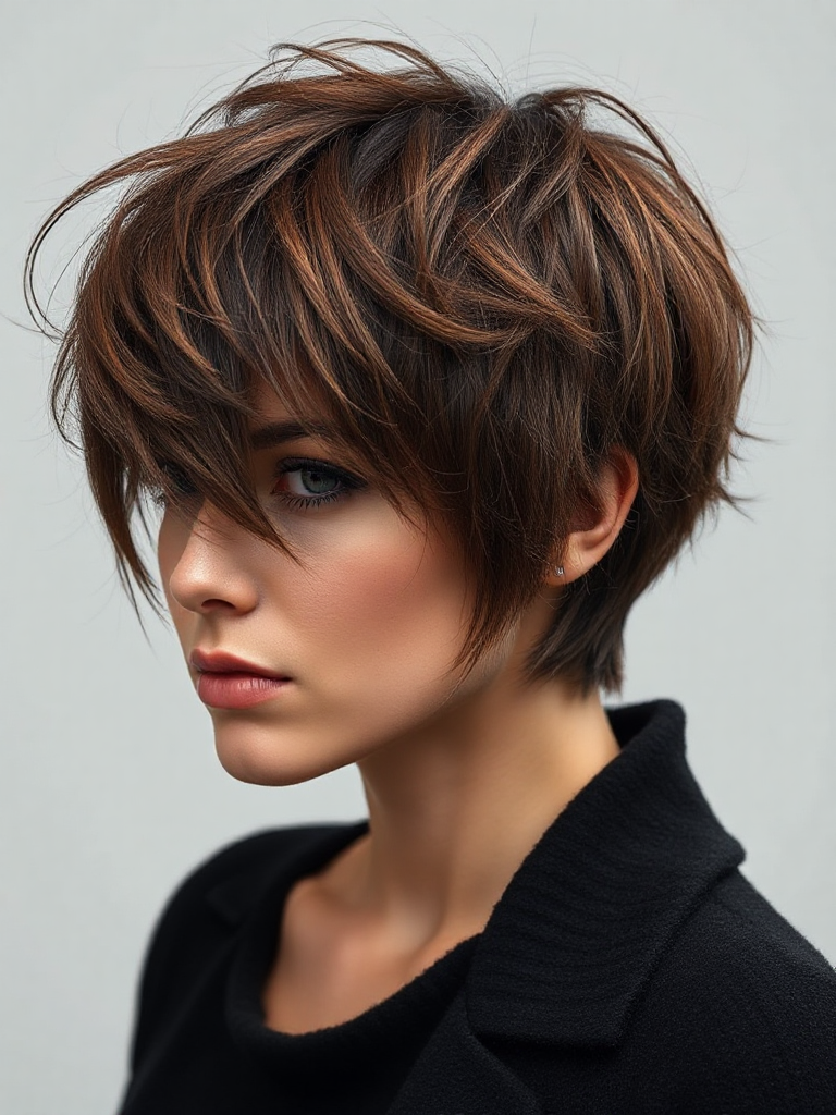 Short Hairstyle for Thick Hair