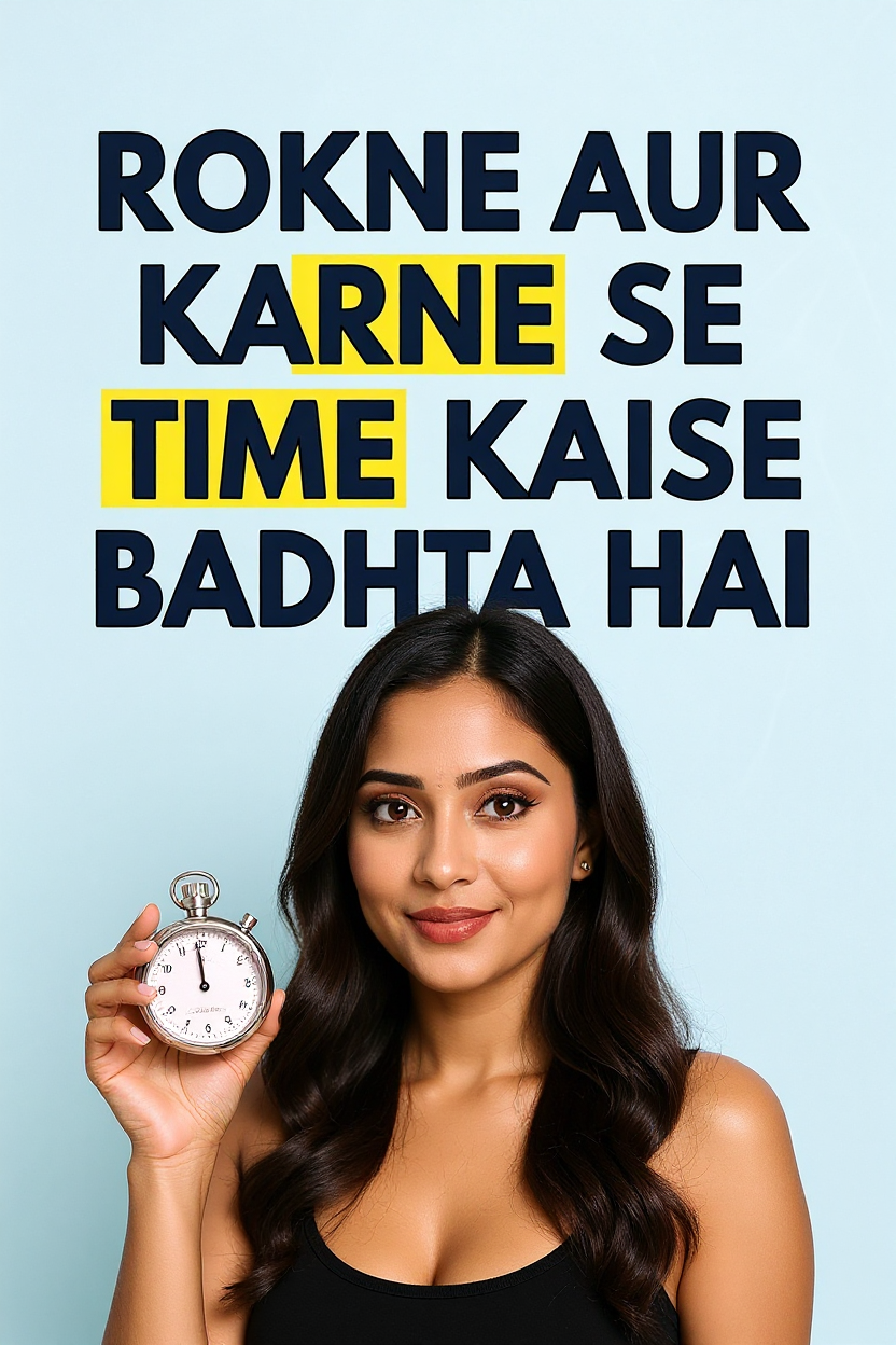 Rokne aur karne se time kaise badhta hai