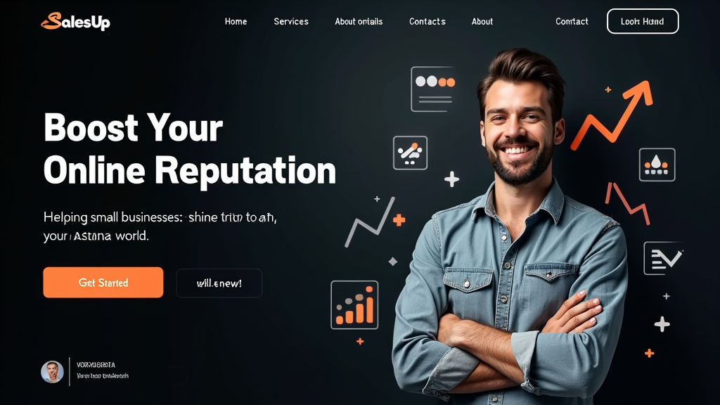 SalesUp - Hero Section