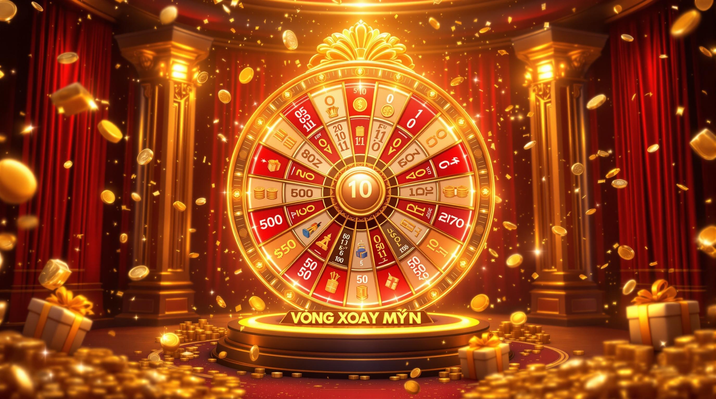 V��ng xoay may m?n - Quay m?i ng��y nh?n qu��,tr��ng th??ng c?c l?n Banner
