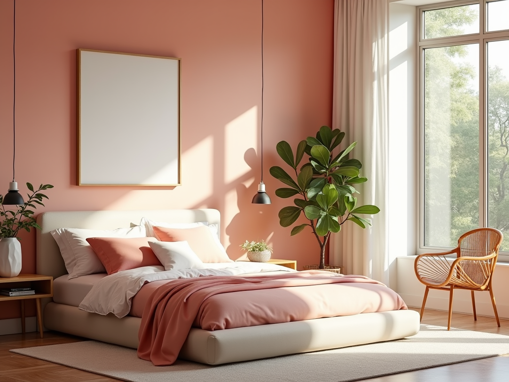 Transform Your Bedroom with Calming Pale Coral Colors