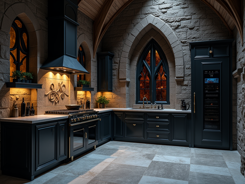 Embrace the Future: Gothic-Inspired Smart Kitchens