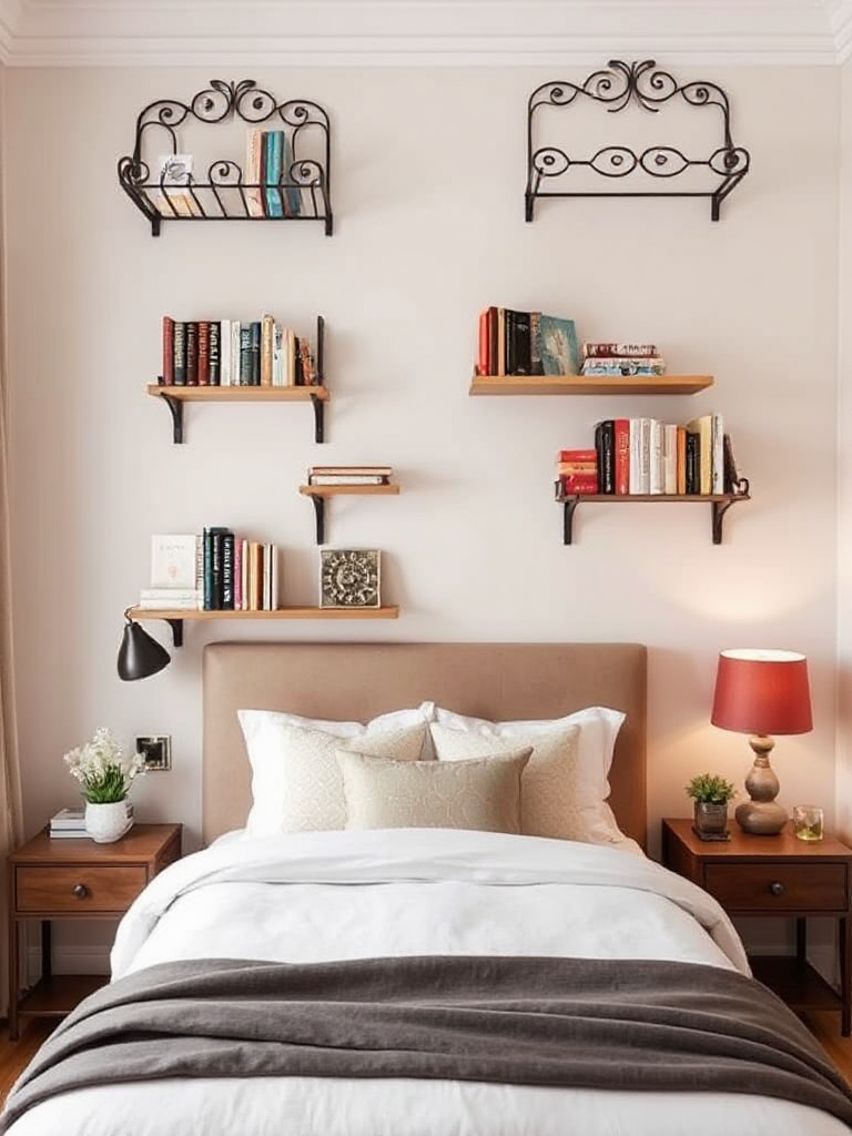 Bedroom Bookshelves Ideas