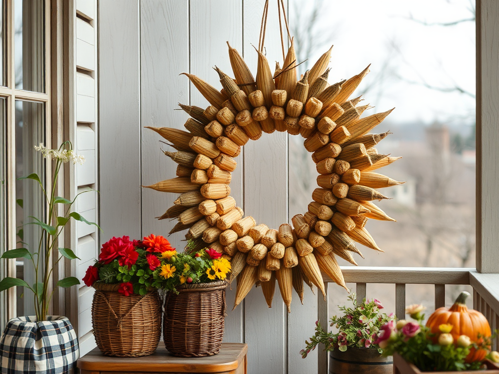 Image for Corn Husk Wreath: