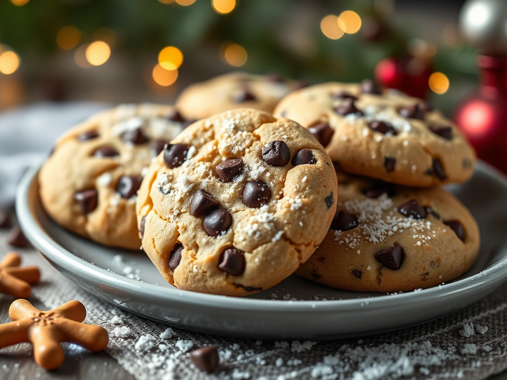 Image for Chocolate Chip Shortbread Cookies: