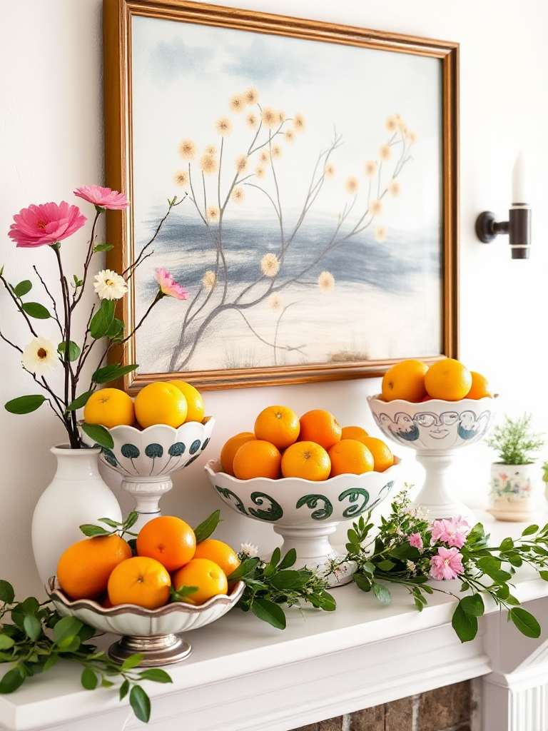 Spring Mantel Decorating Ideas