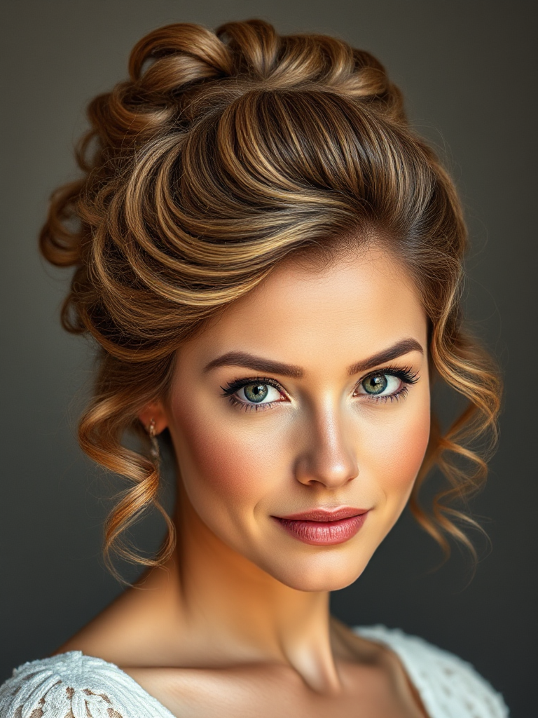 Elegant Updo for Long Hair